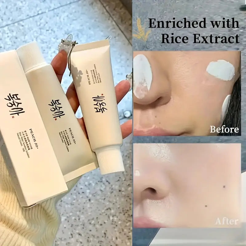 Rice Water No-Makeup Cream – Full Coverage Concealer & Brightening Moisturizer with Rice Extract