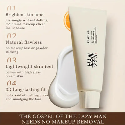 Rice Water No-Makeup Cream – Full Coverage Concealer & Brightening Moisturizer with Rice Extract