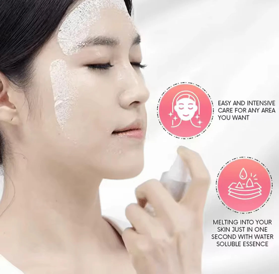 Collagen Dissolvable Mask, Anti- Aging mask, Collagen Film, Collagen Dissolving Mask, Nano melting mask, water soluble mask, Korean Glass Skin
