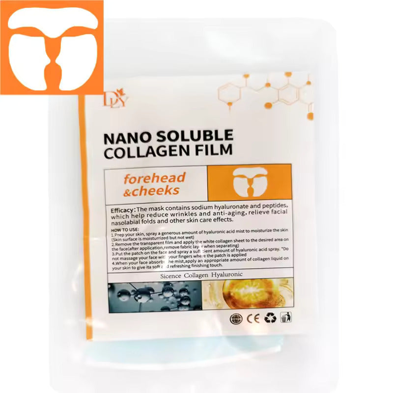 Collagen Dissolvable Mask, Anti- Aging mask, Collagen Film, Collagen Dissolving Mask, Nano melting mask, water soluble mask, Korean Glass Skin