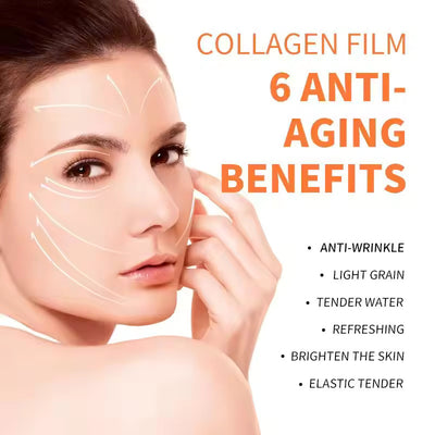 Collagen Dissolvable Mask, Anti- Aging mask, Collagen Film, Collagen Dissolving Mask, Nano melting mask, water soluble mask, Korean Glass Skin