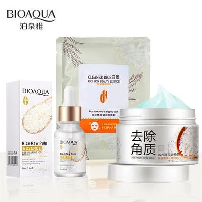BIOAQUA Set Of 3 White Rice Beauty Whitening Series