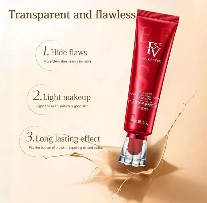 FV Foundation, Oil Absorb Ivory Liquid Foundation | Best Tube Foundation